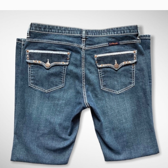 Wrangler Q Baby No Gap Flap Pocket Jeans Sz 15 - Picture 5 of 9